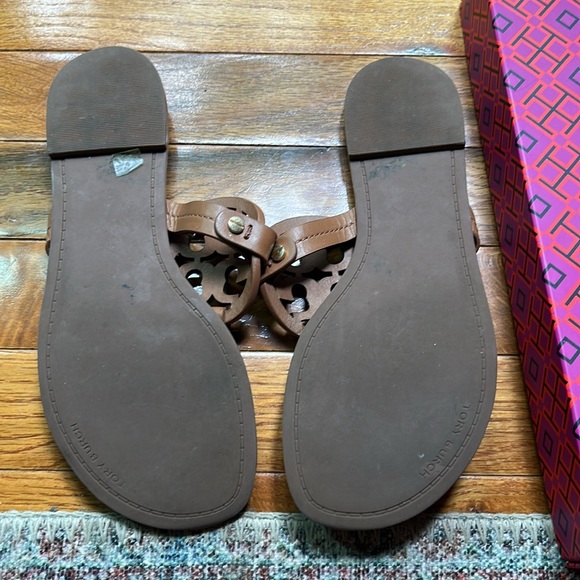 Tory Burch Miller Sandals - Vintage Vachetta - Picture 2 of 3